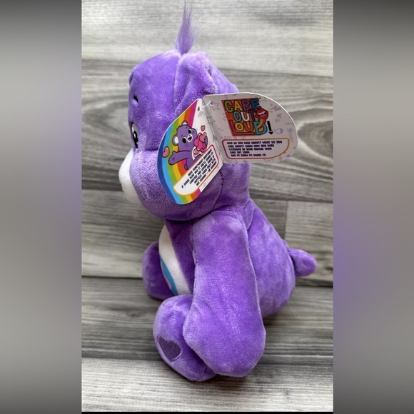 Care Bears Share Bear Plush Stuffed Animal Toy 2020 Purple Lollipops 13” - Picture 3 of 15
